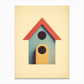 Minimalist Birdhouse4 Canvas Print