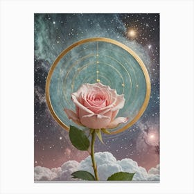 Astrology Rose Canvas Print