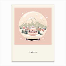 Hakone Japan Snowglobe Poster Canvas Print