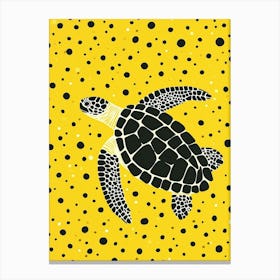 Yellow Sea Turtle 4 Canvas Print
