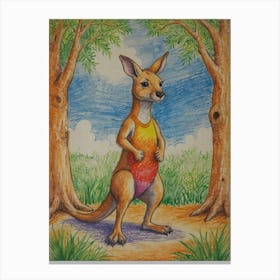 Kangaroo 15 Canvas Print