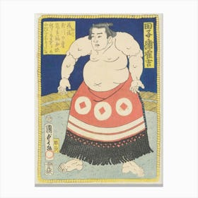 Sumo Wrestler Tagonoura Tsurukichi Canvas Print