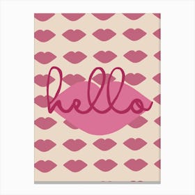 Hello Canvas Print