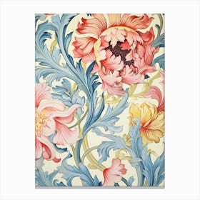 Floral Wallpaper 196 Canvas Print