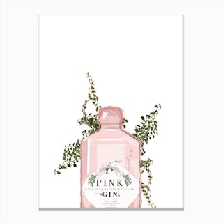 Pink Gin Canvas Print