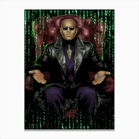 Matrix Morpheus Canvas Print