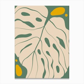 Monstera Leaf 5 Canvas Print