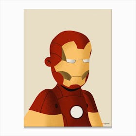 Iron Man Portrait Canvas Print