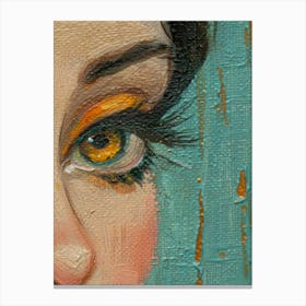 Eye Of A Woman 6 Canvas Print