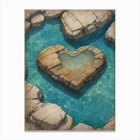 Heart Of Stone 4 Canvas Print