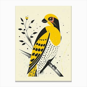 Yellow Falcon 3 Canvas Print