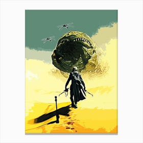 paul atreides dune movie 12 Canvas Print