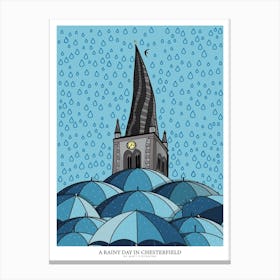Rainy Day In Chesterfield Canvas Print