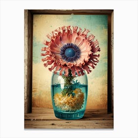 Flower In A Vase 2 Canvas Print