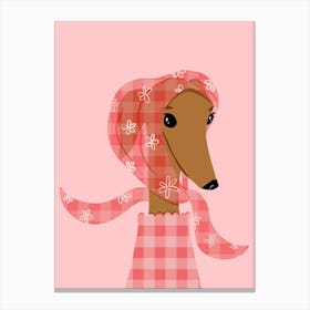 Greyhound Canvas Print