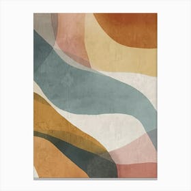 Muted Neutrals Abstract 4 Canvas Print