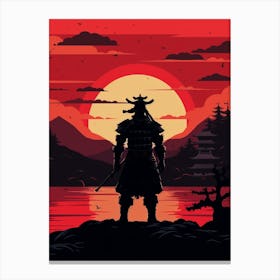 Samurai 4 Art Print Canvas Print