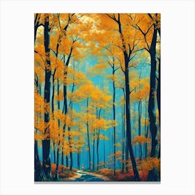 Autumn In The Forest 3 Canvas Print