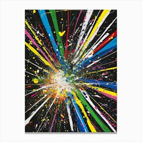 Splatter Painting 23 Canvas Print