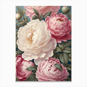 Peonies Canvas Print