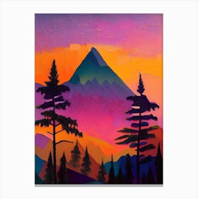 The Yosemite National Park Sunset Canvas Print