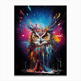 Owl Painting Canvas Print