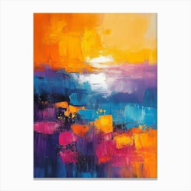 Abstract Painting Colourful Canvas Print