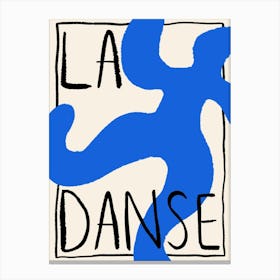 La Danse Blue Canvas Print