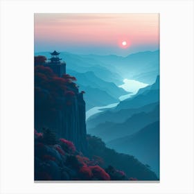 Chinese Landscape 3 Canvas Print