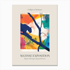 Tiger 1 Matisse Inspired Exposition Animals Poster Canvas Print