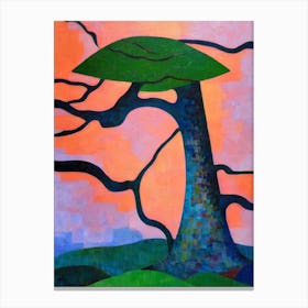 Baldcypress Tree Cubist 2 Canvas Print