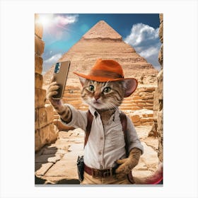 Egyptian Cat Canvas Print