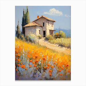 Tuscan Poppies Canvas Print