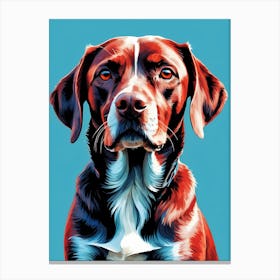 Dog Portrait (27) Canvas Print