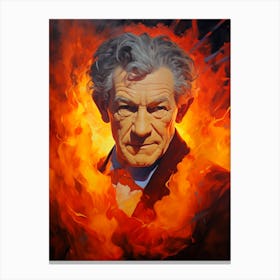 Ian Mckellen (1) Canvas Print