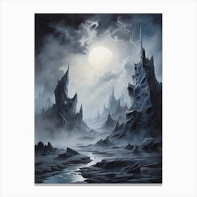 Dark Fantasy Landscape Canvas Print