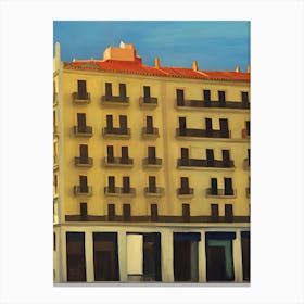 Building In Barcelona Canvas Print