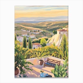 Aegean View Canvas Print