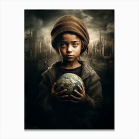 The Weight Of The World Canvas Print