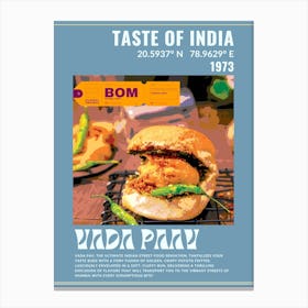 Vada Paav - Mumbai Street Food Canvas Print