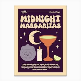 Midnight Margaritas Practical Magic Canvas Print