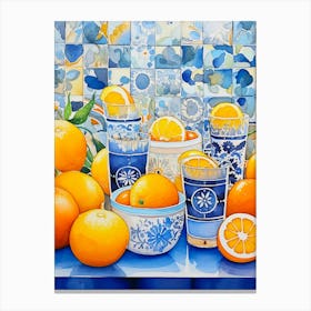 Oranges And Lemons 3 Canvas Print