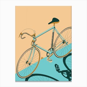 Isometric Bicycle Canvas Print