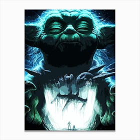 Star Wars Yoda movie 1 Canvas Print