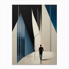 Modern Abstract Minimalistic Art 27 Canvas Print