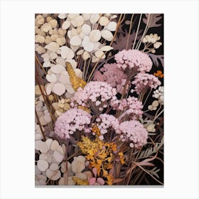 Flower Illustration Statice 3 Canvas Print