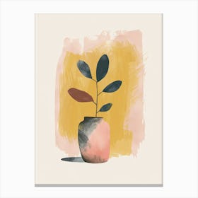 Radiant Rhythms Mid Century Style Canvas Print