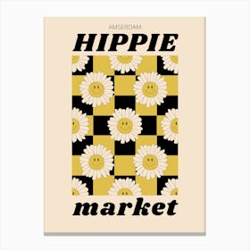 Hippie Market Canvas Print