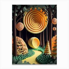 Candie forest Canvas Print