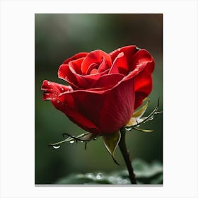 Red Rose 4 Canvas Print